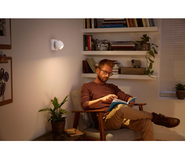 Philips Hue White ambiance Kinkiet Buckram (biały) - 726856 - zdjęcie 4